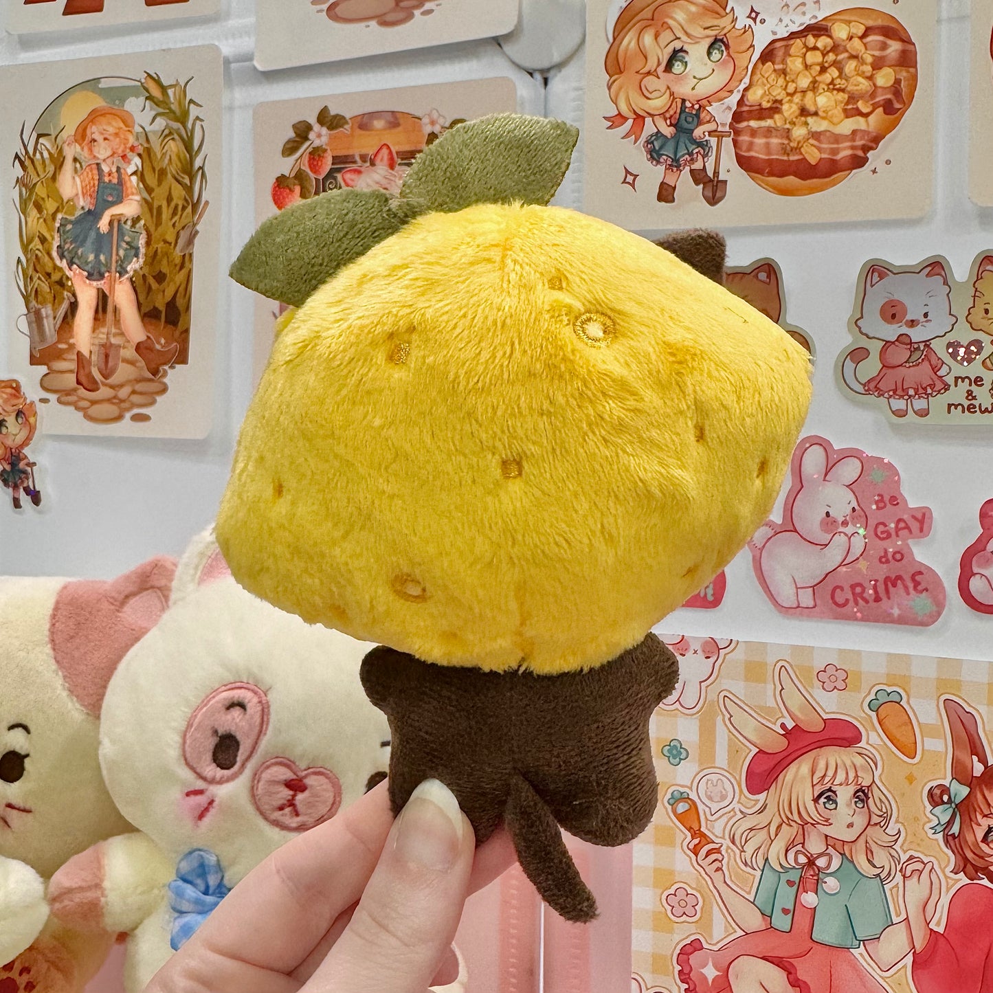 Lemon Kitty 13cm Plush