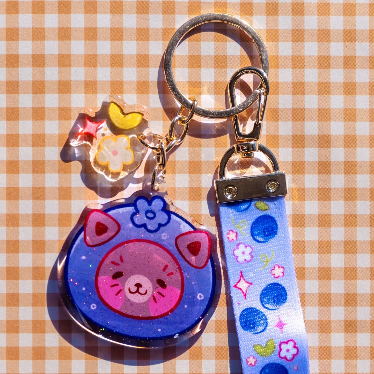 Fruit Kitty Mini Lanyards