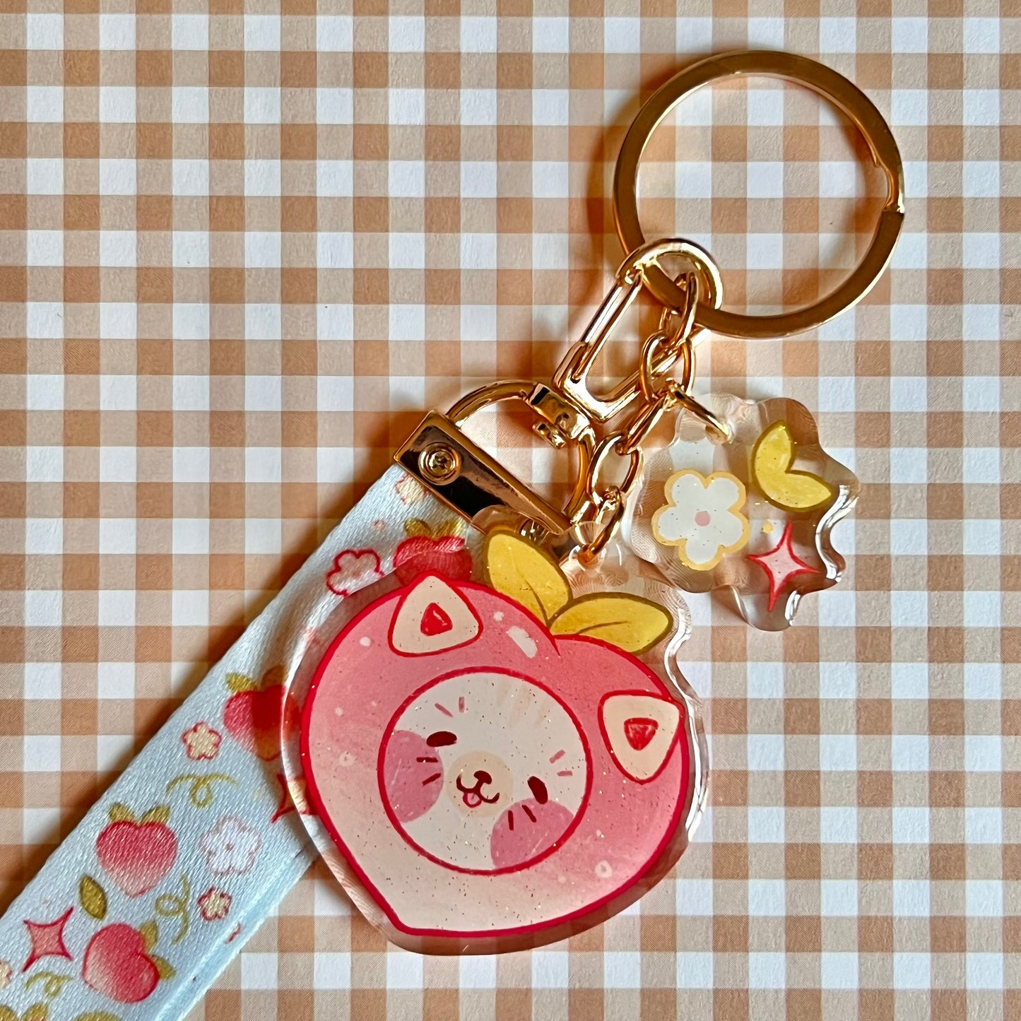 Fruit Kitty Mini Lanyards