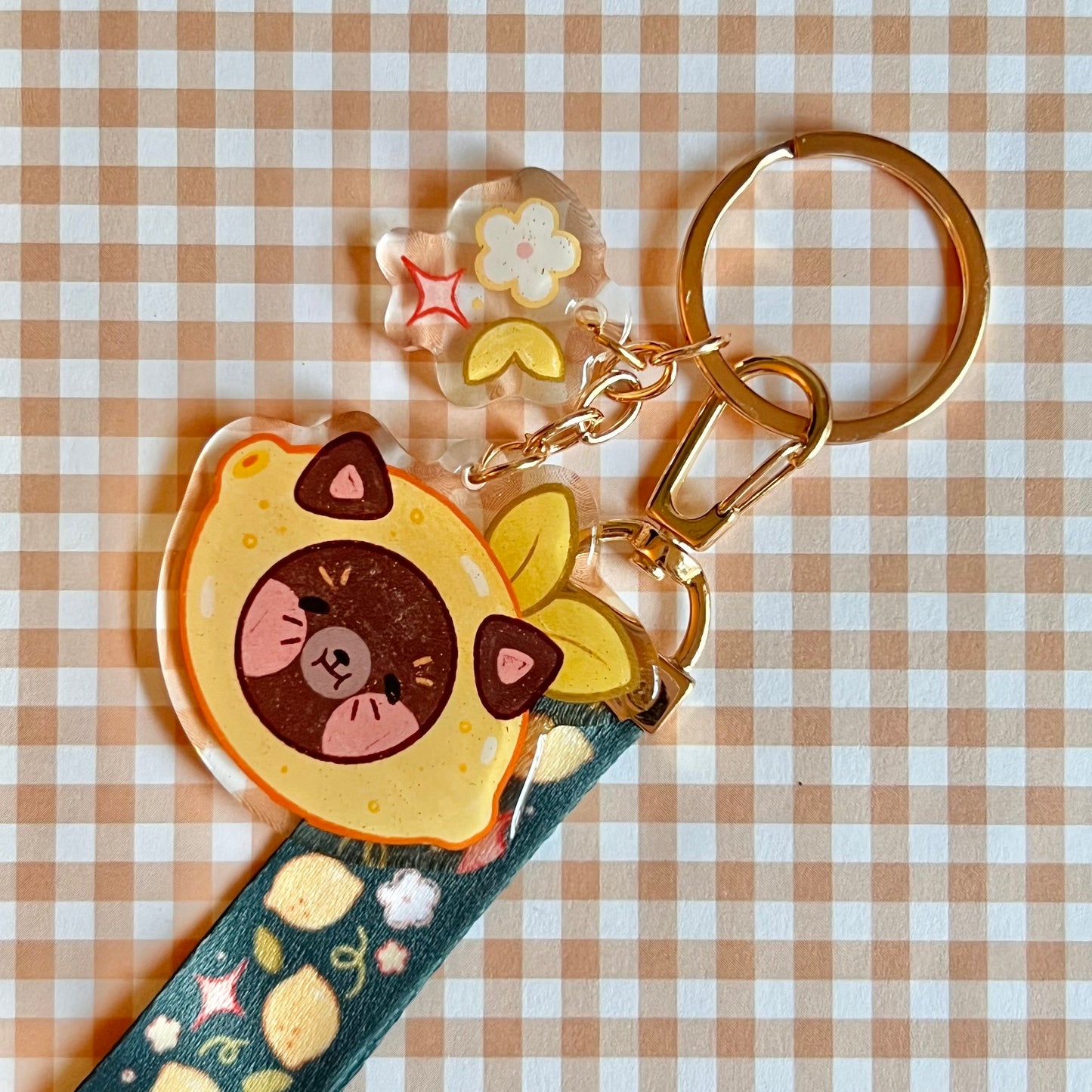 Fruit Kitty Mini Lanyards