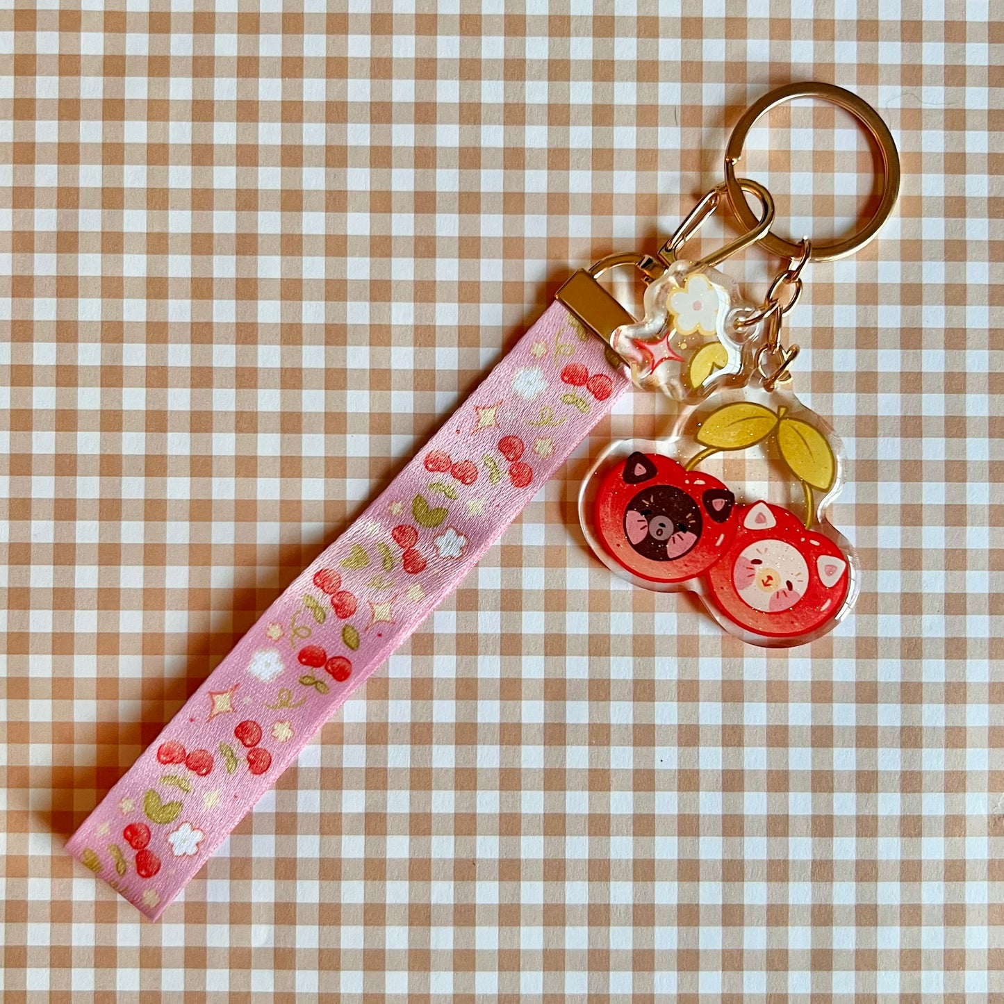Fruit Kitty Mini Lanyards