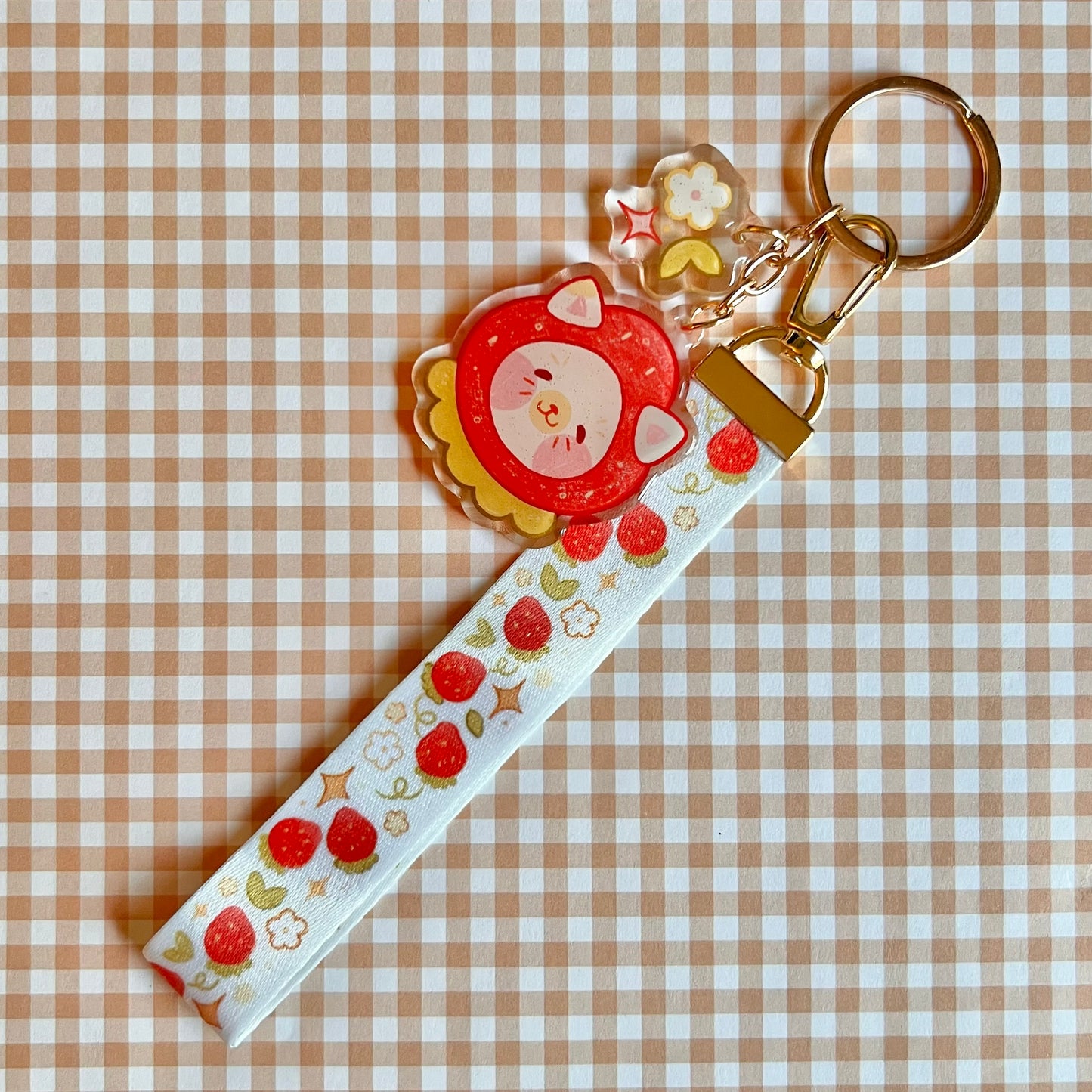 Fruit Kitty Mini Lanyards