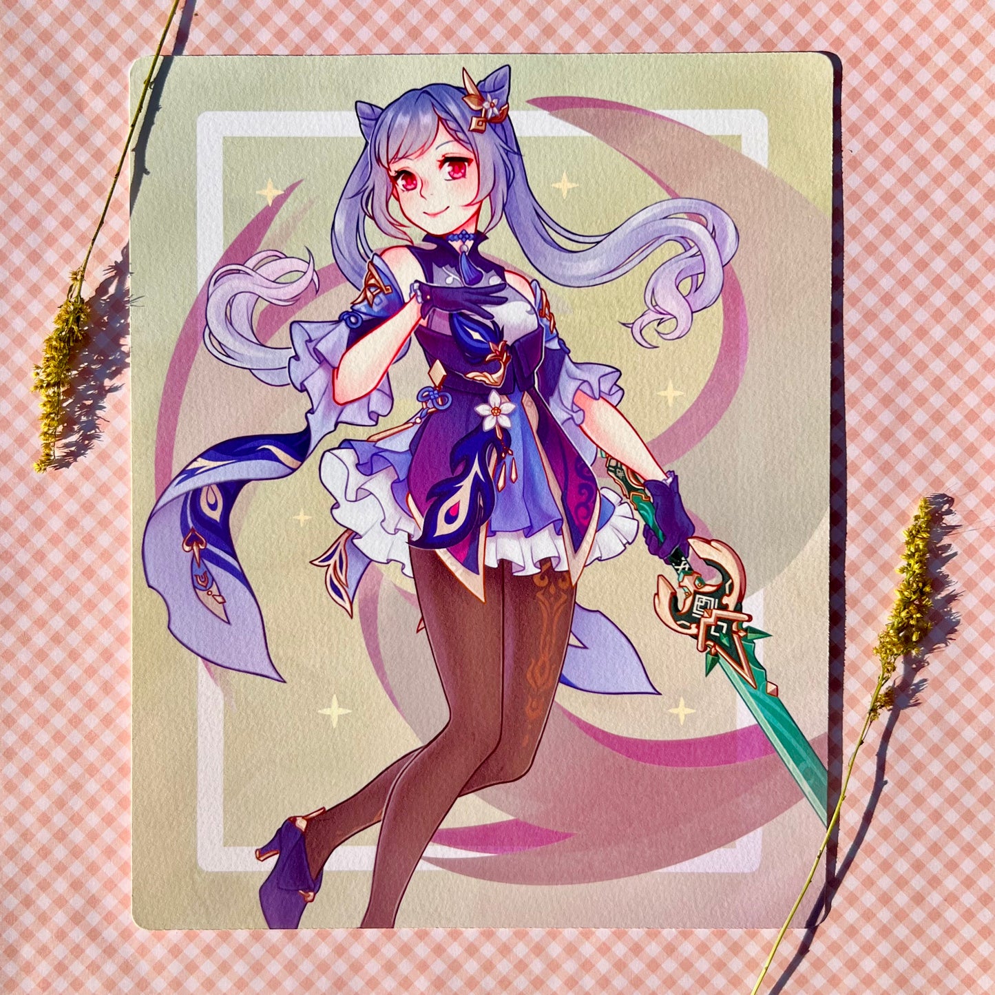 Keqing Art Print
