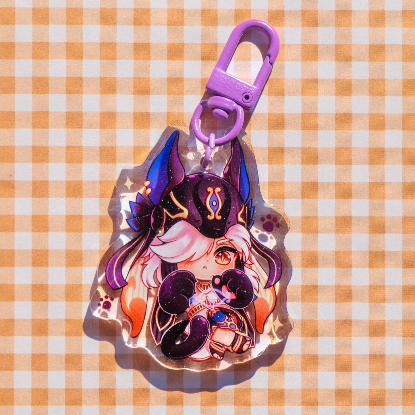 Genshin Kitty Keychain