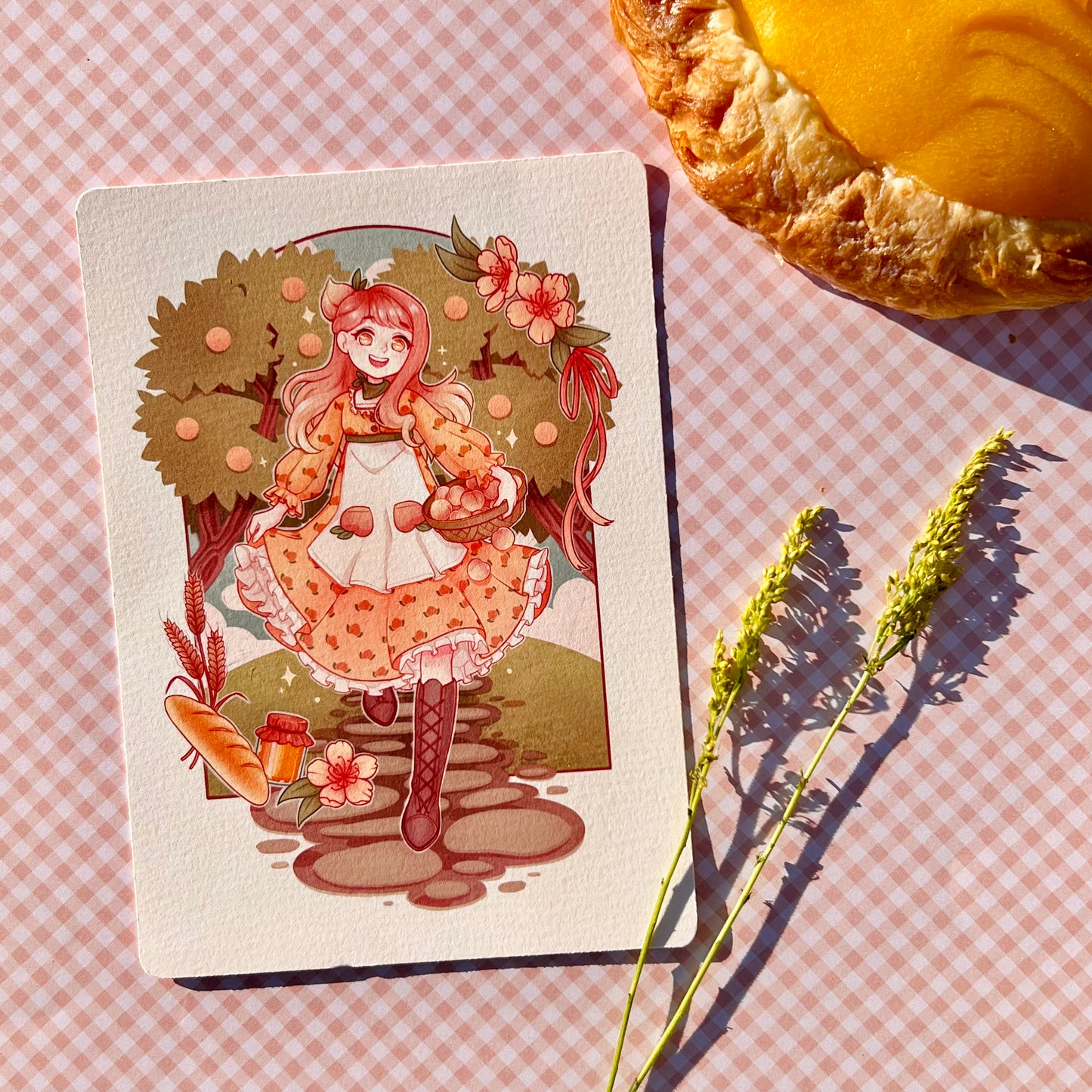 Peach Danish Mini Art Print